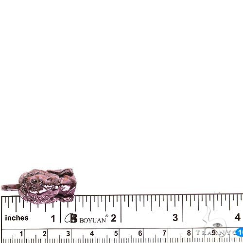 Purple Gold Jesus Pendant 69597 - Image 5