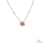Purple Sapphire Flower Necklace 67223 - Image 4