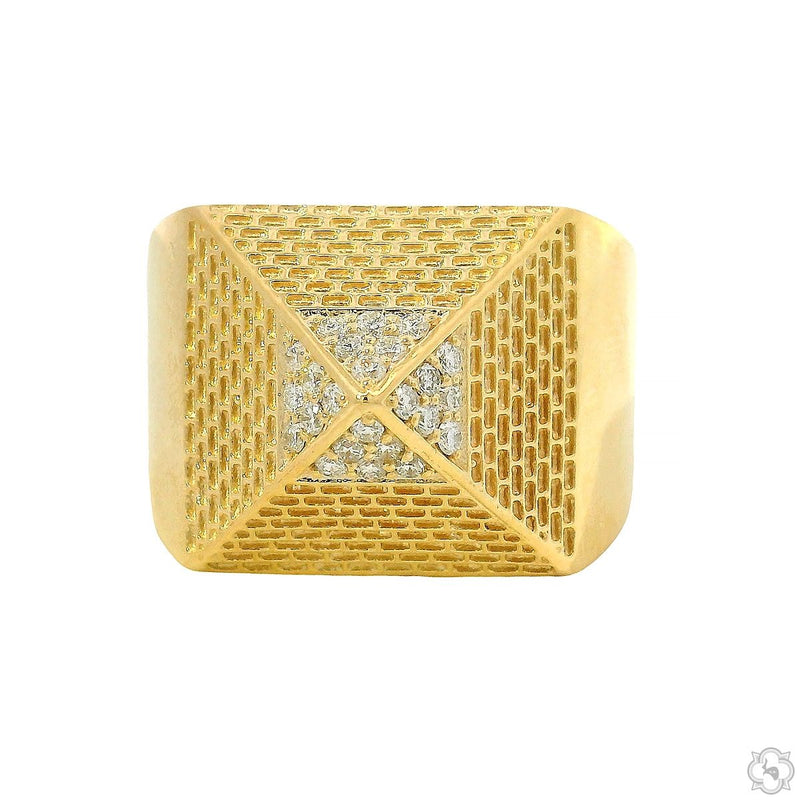 Pyramid Diamond Ring 45292 - Image 2