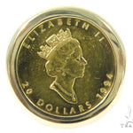 Queen Elizabeth Gold Coin Ring 45398 - Image 1
