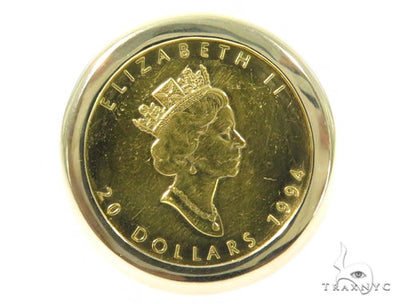 Queen Elizabeth Gold Coin Ring 45398 - Image 1