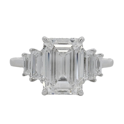 Clara Emerald Engagement Ring 70982