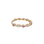 Pink Sapphire And Marquise Alternating Band 71021