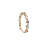 Pink Sapphire And Marquise Alternating Band 71021