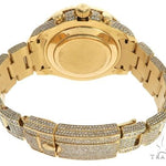 ROLEX 18k GOLD YACHTMASTER II 2 WATCH MODEL # 116688 FULL DIAMOND WATCH 63741 - Image 10