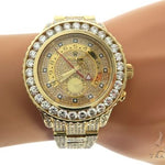 ROLEX 18k GOLD YACHTMASTER II 2 WATCH MODEL # 116688 FULL DIAMOND WATCH 63741 - Image 11