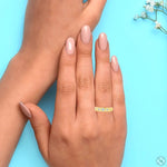 Golden Glow Diamond Wedding Band 70494 - Image 4