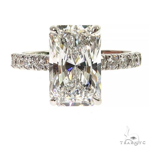 Radiant Cut Diamond Engagement Ring 68633 - Image 1