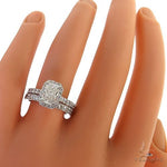 Radiant Cut Diamond Engagement Ring 68658 - Image 9