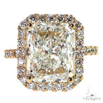 Radiant Cut Diamond Engagement Ring 68944 - Image 2