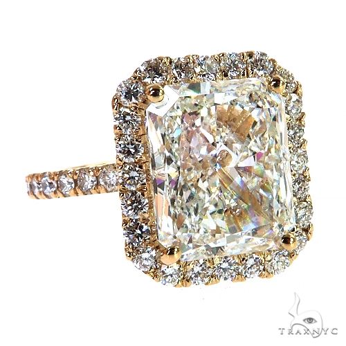 Radiant Cut Diamond Engagement Ring 68944 - Image 3