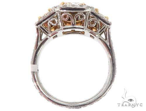 Radiant Cut Fancy Yellow Diamond Engagement Ring 64566 - Image 8