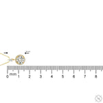 Radiant Halo Drop Necklace 70753 - Image 7