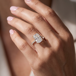 Radiant Cut Pavé Engagement Ring 68633