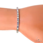 Rainbow Diamond Sapphire Tennis Bracelet 67109 - Image 5