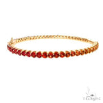 Rainbow Sapphire Bangle Bracelet 67813 - Image 2