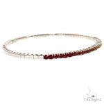 Rainbow Sapphire Bangle Bracelet 68689 - Image 3