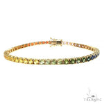 Rainbow Sapphire Tennis Bracelet 69671 - Image 1
