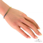 Rainbow Sapphire Tennis Bracelet 69671 - Image 5
