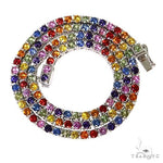 Rainbow Sapphire Tennis Chain 67477 - Image 1