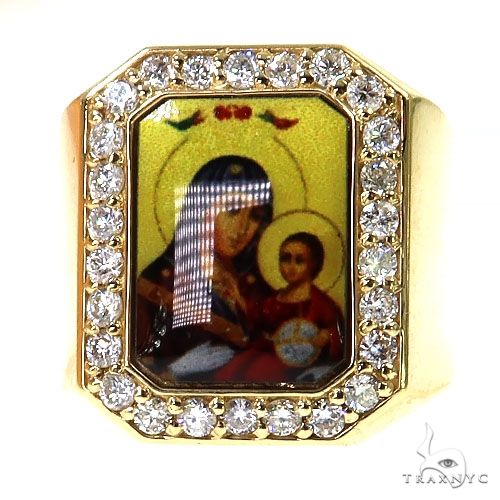 Rectangle Diamond Photo Ring 68605 - Image 2