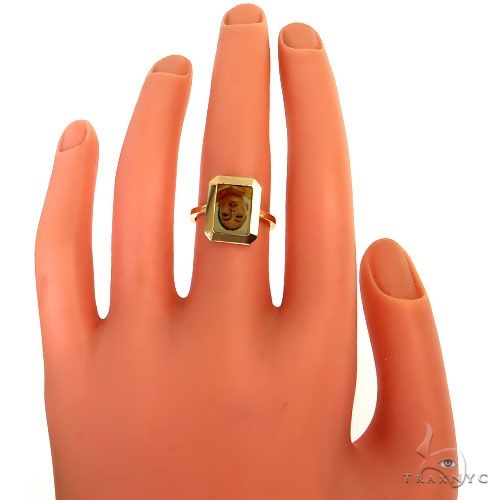 Rectangle Photo Ring 68607 - Image 6