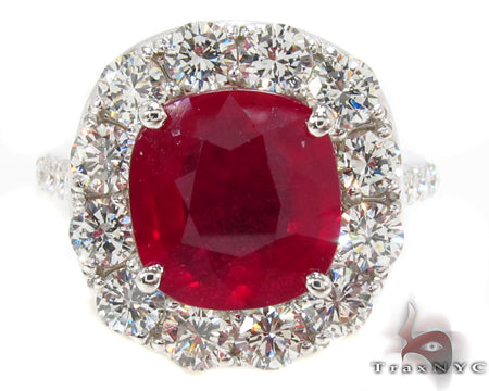 Red Blood Ruby Ring 31063 - Image 2