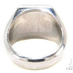 Red Garnet & Diamond Custom Ring 35492 - Image 6