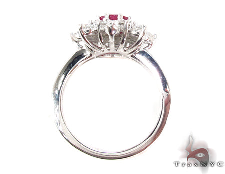 Red Ruby & Diamond Ring 32016 - Image 6