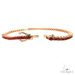 Red Sapphire Tennis Bracelet 69036 - Image 2