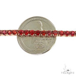 Red Sapphire Tennis Bracelet 69036 - Image 4