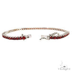 Red Sapphire Tennis Bracelet 69037 - Image 2