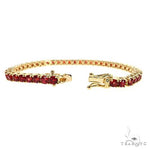 Red Sapphire Tennis Bracelet 69039 - Image 2