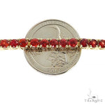 Red Sapphire Tennis Bracelet 69039 - Image 4