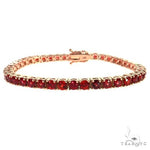 Red Sapphire Tennis Bracelet 69048 - Image 1