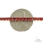 Red Sapphire Tennis Bracelete 69035 - Image 4