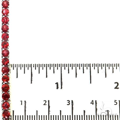 Red Sapphire Tennis Chain 69032 - Image 6