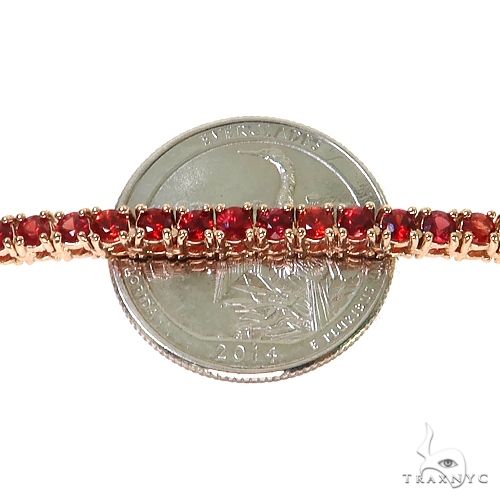 Red Sapphire Tennis Chain 69033 - Image 6