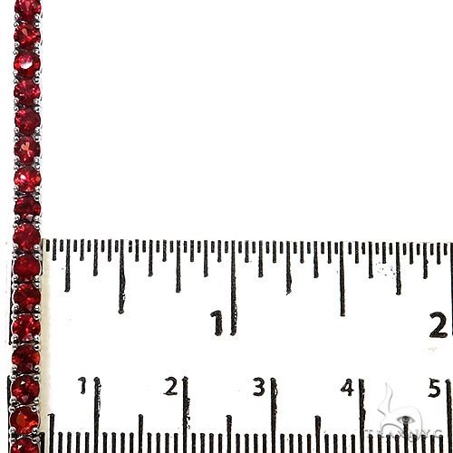 Red Sapphire Tennis Chain 69034 - Image 6