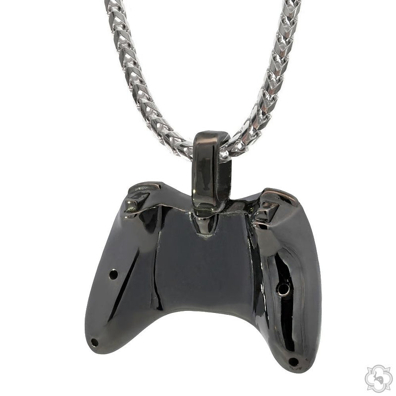 PlayStation Game Controller Pendant Necklace With 24" Chain - Alloy Gaming Jewelry