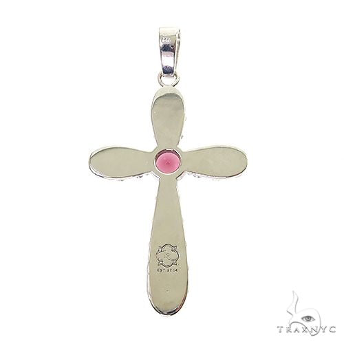 Rhodolite Sanctity Cross Pendant 69603 - Image 4