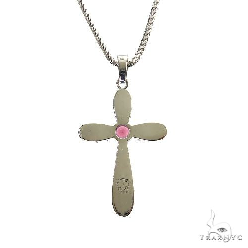 Rhodolite Sanctity Cross Pendant Set, photo 4 of 7