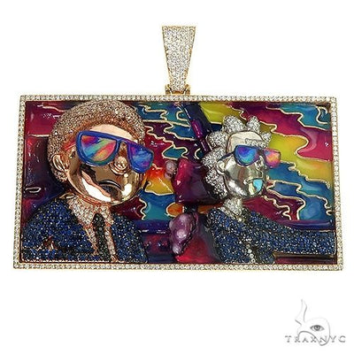 Rick And Morty Diamond Pendant 66367 - Image 1
