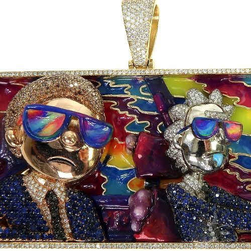 Rick And Morty Diamond Pendant 66367 - Image 4