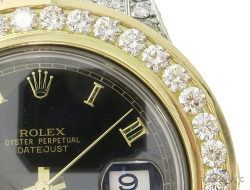 Rolex Datejust 18K Yellow Gold and Steel Oyster Perpetual 58544 - Image 3