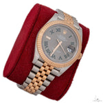 Rolex Datejust 41mm 126331 Wimbledon Rose Gold Jubilee Bracelet BOX & PAPERS 2021 69743 - Image 3