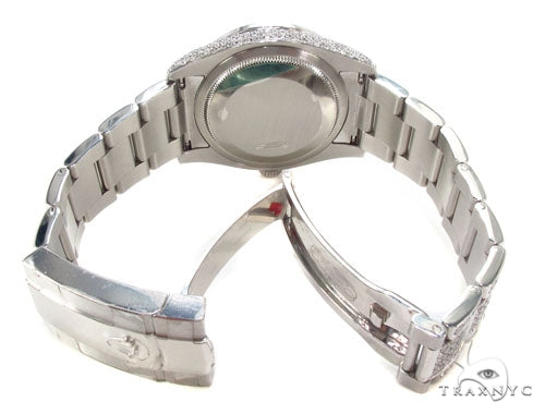 Rolex Datejust II Steel Diamond Watch 35359 - Image 10