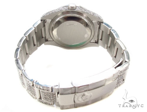 Rolex Datejust II Steel Diamond Watch 35359 - Image 9