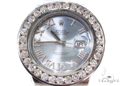 Rolex Datejust II Steel Diamond Watch 36725 - Image 1