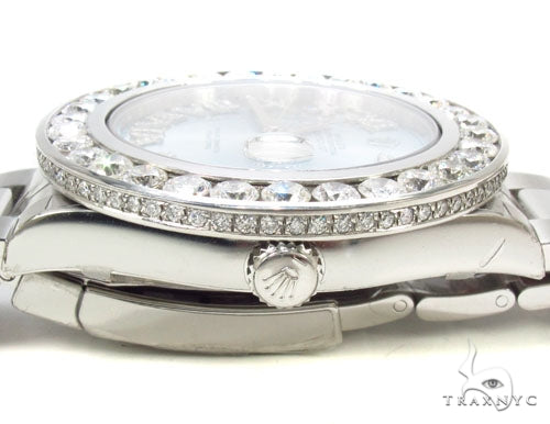 Rolex Datejust II Steel Diamond Watch 36725 - Image 6